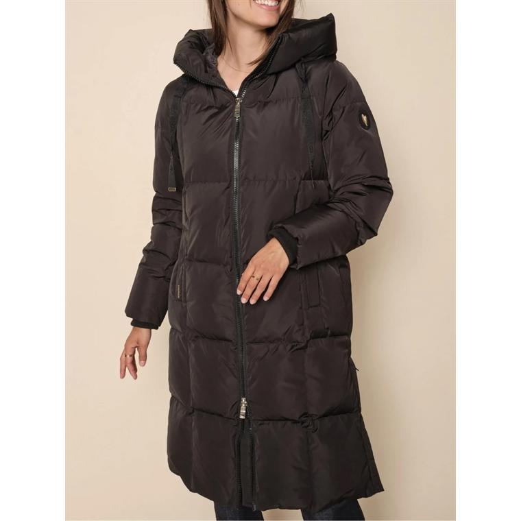 Mos Mosh Nova Square Down Coat, Black